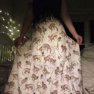HIGH WAISTED MONKEY KING SKIRT